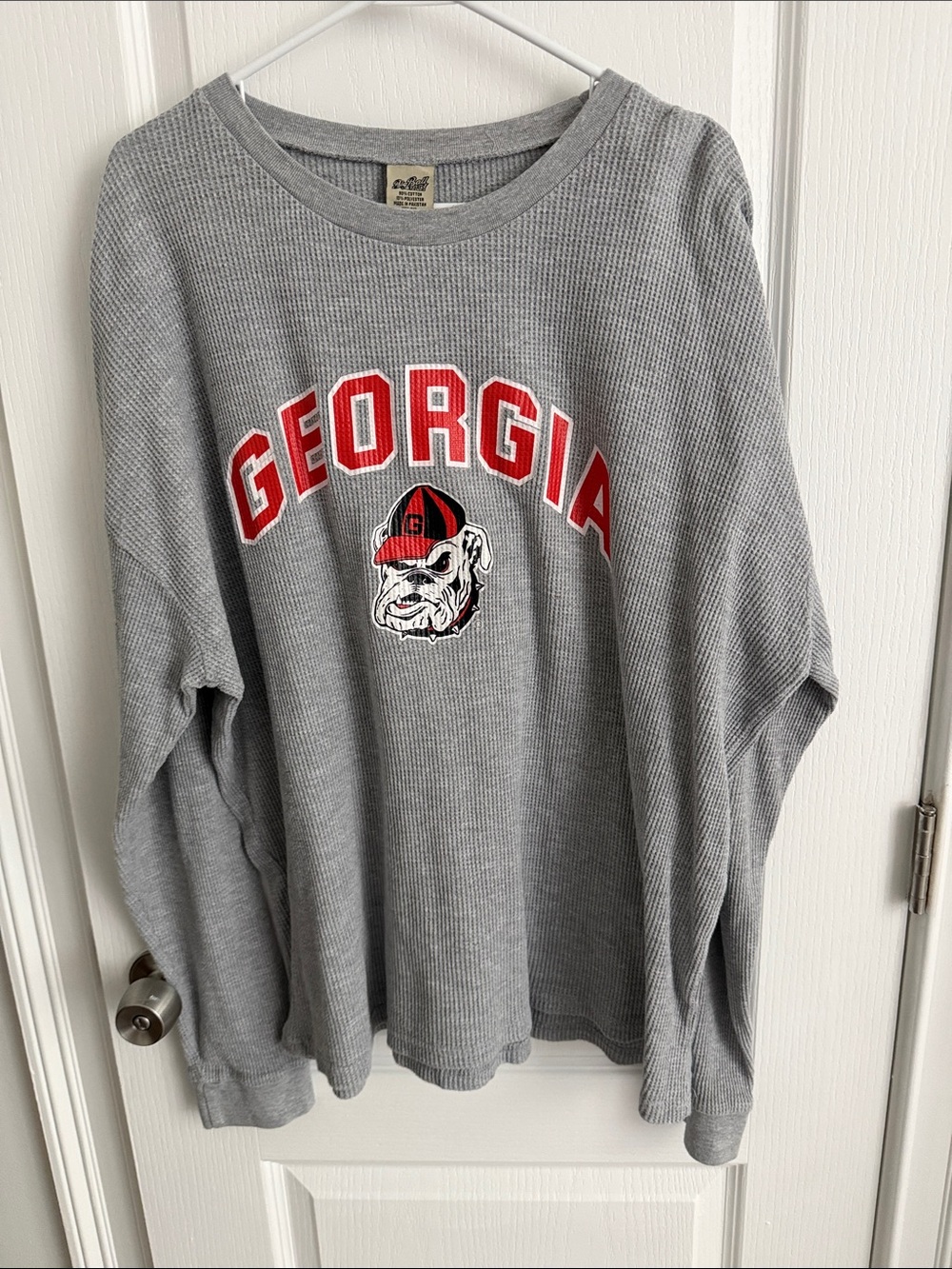 Georgia Long Sleeve Thermal Tee - Gray